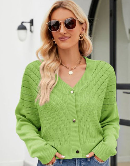 Load image into Gallery viewer, V-Neck Button Down Cardigan
