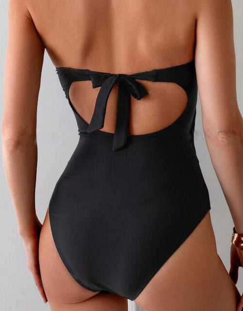 Load image into Gallery viewer, Cutout Sweetheart Neck One-Piece Swimwear

