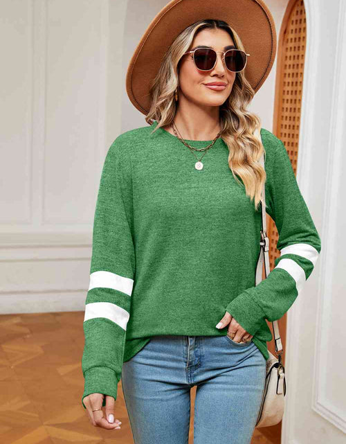 Load image into Gallery viewer, Round Neck Long Sleeve Top
