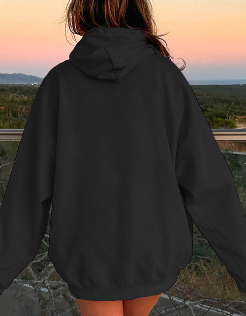 Load image into Gallery viewer, Drawstring Dropped Shoulder Hoodie
