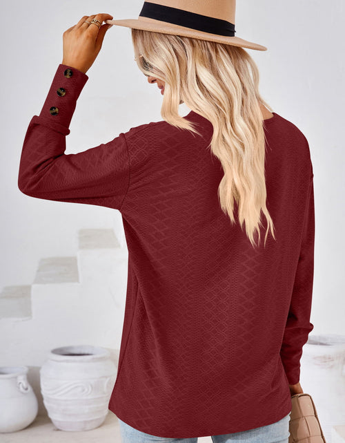 Load image into Gallery viewer, V-Neck Long Sleeve Blouse
