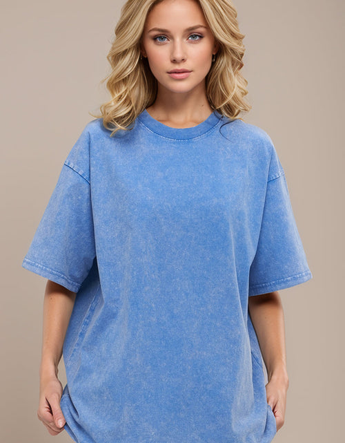 Load image into Gallery viewer, Basic Bae Round Neck Half Sleeve T-Shirt
