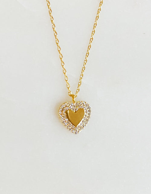 Load image into Gallery viewer, So Pretty Mini Heart Necklace by Ellisonyoung.com
