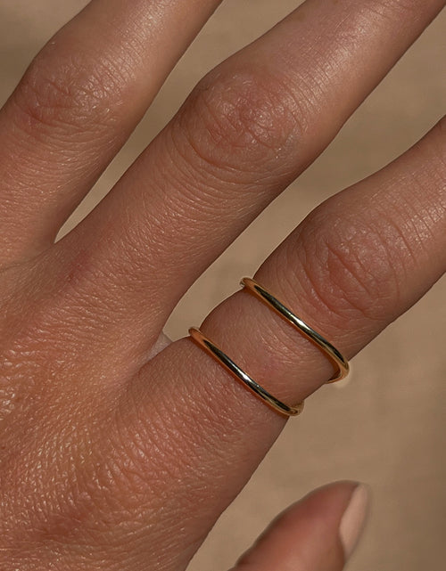 Load image into Gallery viewer, Cross Me Ring by Toasted Jewelry
