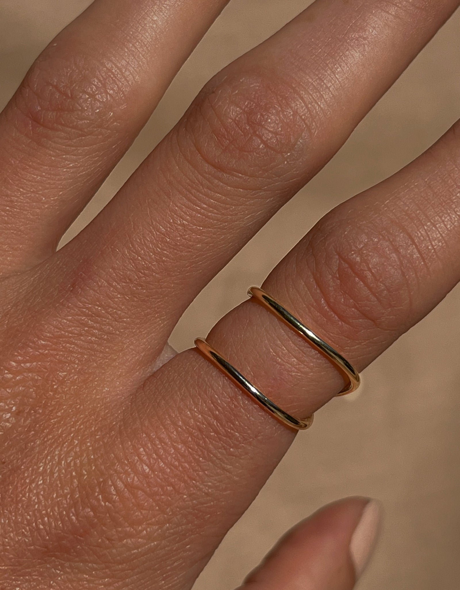 Cross Me Ring by Toasted Jewelry