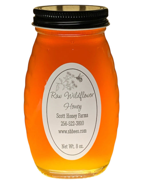 Load image into Gallery viewer, Raw Wildflower Honey 8 oz.
