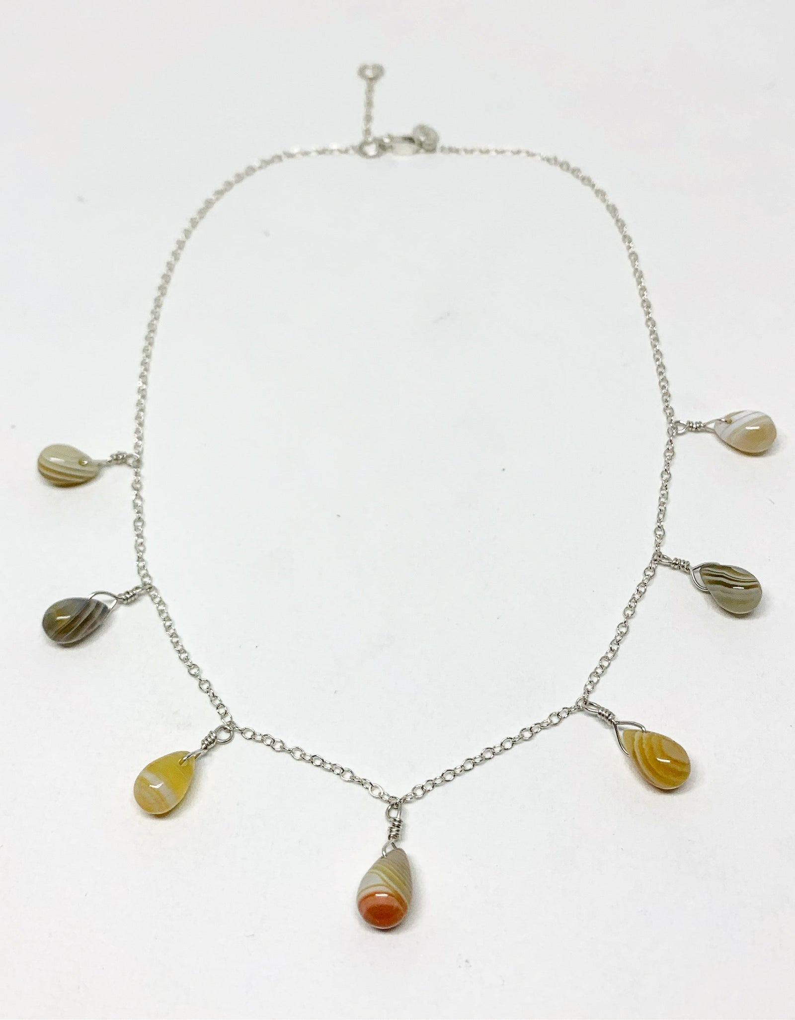 Botswana Agate Necklace by Jennifer Cervelli Jewelry