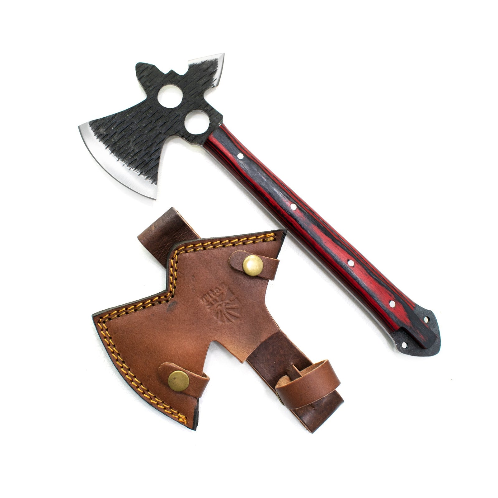 Hand Forged Carbon Tomahawk BY TITAN TK-010 by Titan International Knives