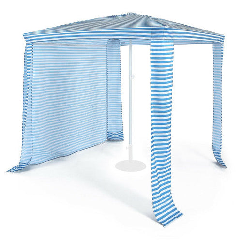 Load image into Gallery viewer, 6.6 x 6.6 Feet Foldable and Easy-Setup Beach Canopy With Carry Bag-Blue
