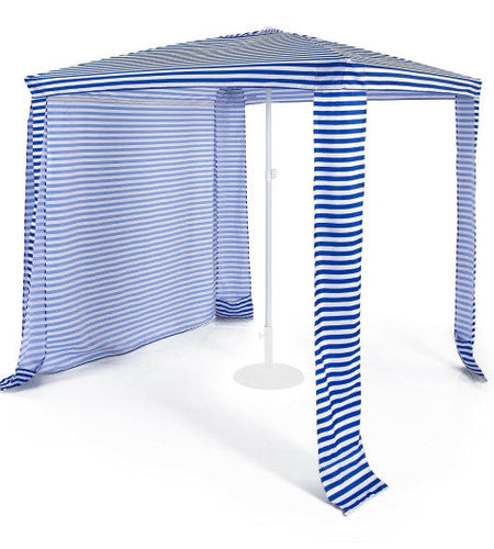 6.6 x 6.6 Feet Foldable and Easy-Setup Beach Canopy With Carry Bag-Navy