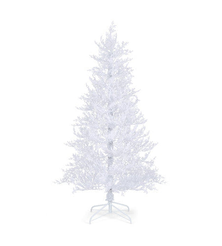 6 Feet Artificial Xmas Tree with 383 PE Branch Tips and 300 LED Lights