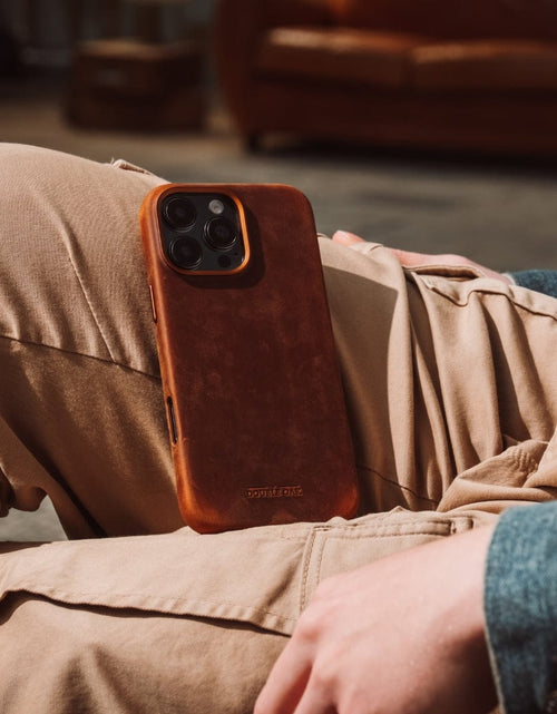 Load image into Gallery viewer, Leather iPhone Case
