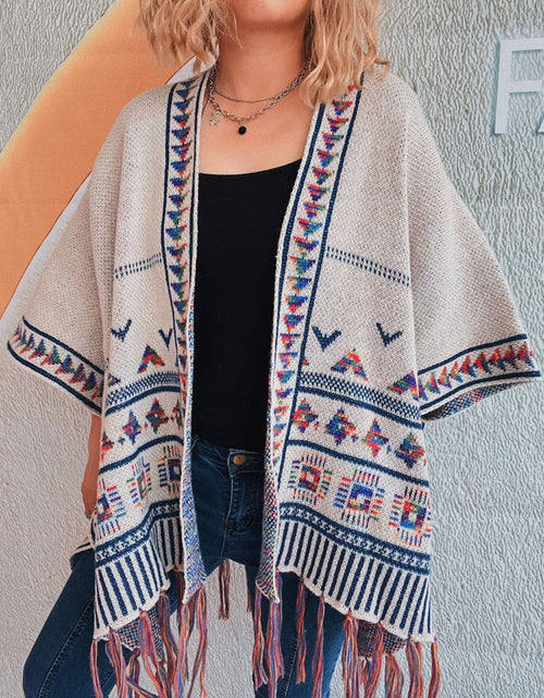 Load image into Gallery viewer, Fringe Open Front Cardigan
