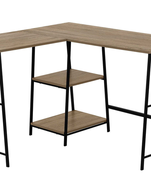 Load image into Gallery viewer, Computer Desk, Home Office, Corner, Storage Shelves, L Shape, Work, Laptop, Contemporary, Modern by Couch.com
