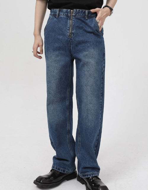 Load image into Gallery viewer, Mid Rise Baggy Jeans with Pockets
