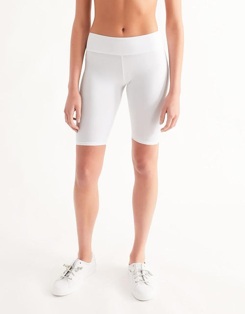 Load image into Gallery viewer, Mid-Rise Bike Shorts Be Beautiful Be You 2021 by Vavoom Vodka | Voted Best Vodka Of 2020
