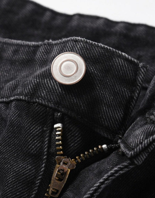 Load image into Gallery viewer, Men's Full Size Washed Straight Leg Jeans Plus Size
