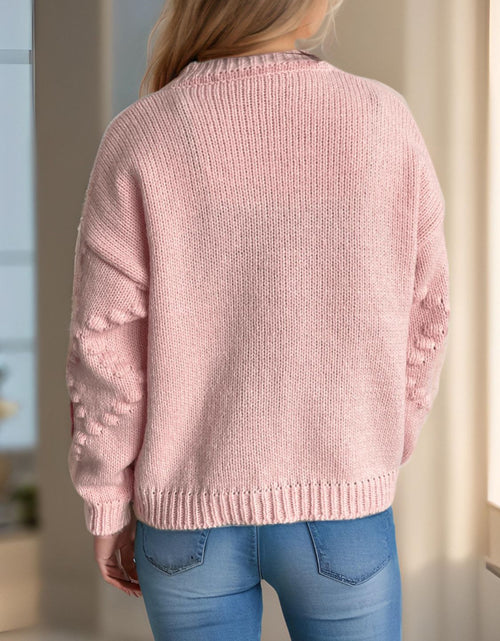 Load image into Gallery viewer, Strawberry Button Down Long Sleeve Cardigan
