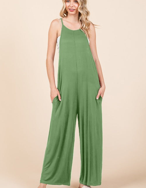 Load image into Gallery viewer, Culture Code Full Size Sleeveless Wide Leg Jumpsuit with Pockets
