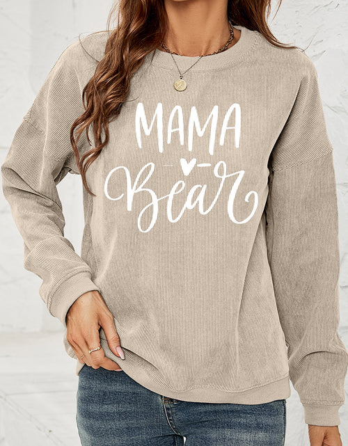 Load image into Gallery viewer, MAMA Graphic Round Neck Sweatshirt

