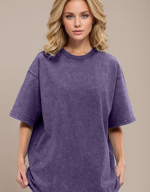 Load image into Gallery viewer, Basic Bae Round Neck Half Sleeve T-Shirt
