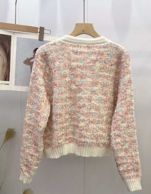 Load image into Gallery viewer, Heathered Button Up Long Sleeve Cardigan
