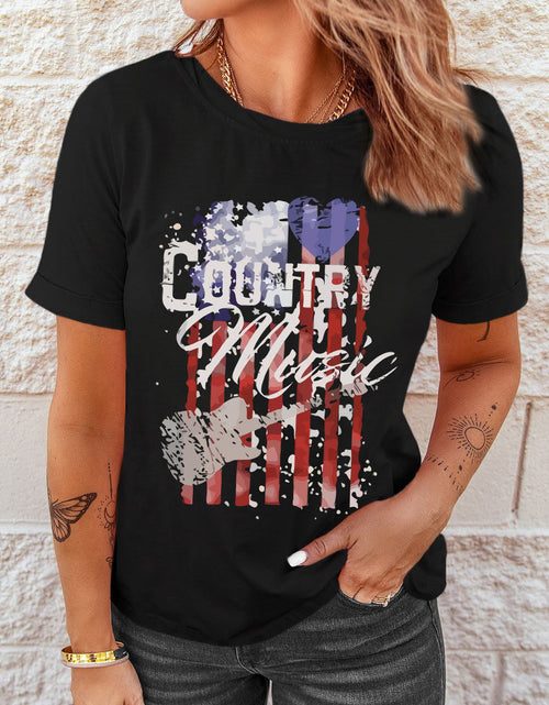 Load image into Gallery viewer, COUNTRY MUSIC Graphic Tee Shirt
