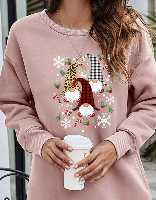 Load image into Gallery viewer, Graphic Round Neck Dropped Shoulder Sweatshirt

