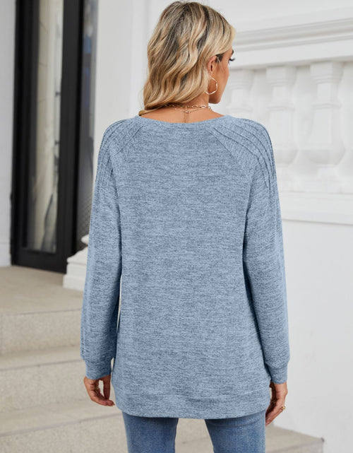 Load image into Gallery viewer, Round Neck Long Sleeve T-Shirt
