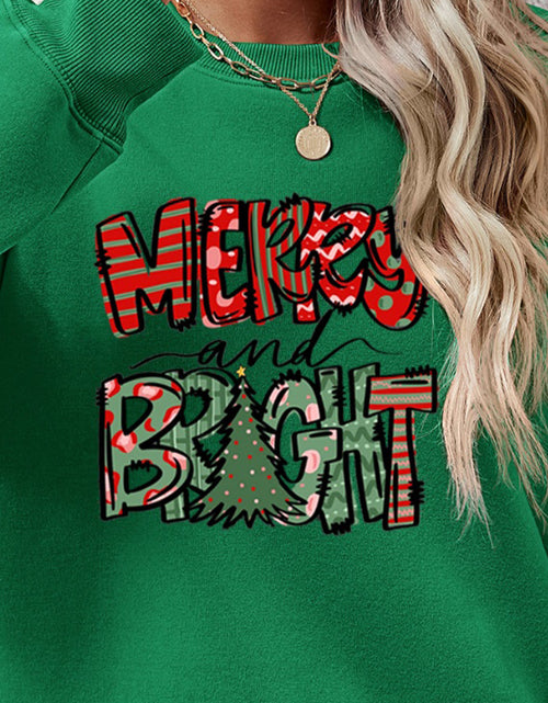 Load image into Gallery viewer, MERRY AND BRIGHT Long Sleeve Sweatshirt
