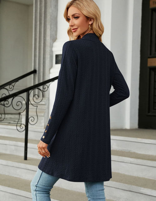 Load image into Gallery viewer, Long Sleeve Open Front Cardigan
