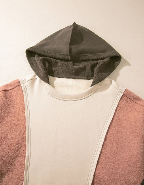 Load image into Gallery viewer, Color Block Long Sleeve Hoodie
