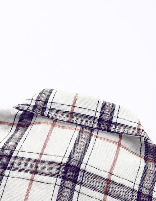 Load image into Gallery viewer, Plaid Button Up Long Sleeve Shacket
