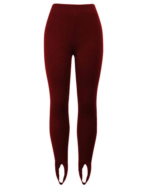 Load image into Gallery viewer, Ribbed Mid Waist Leggings
