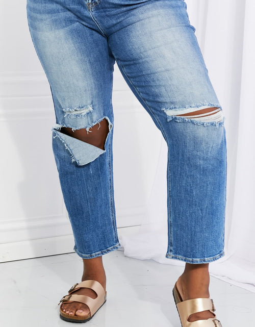 Load image into Gallery viewer, RISEN Full Size Emily High Rise Relaxed Jeans
