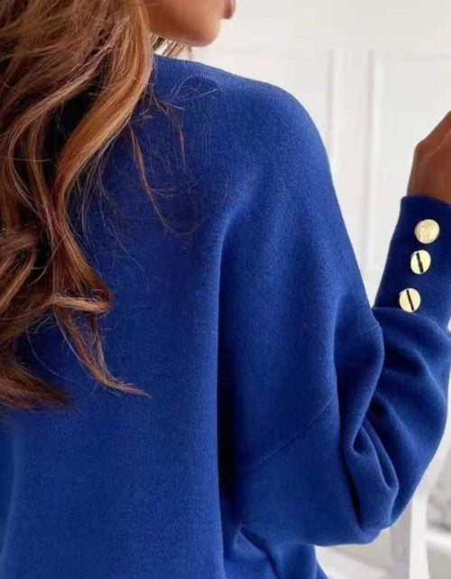Load image into Gallery viewer, V-Neck Long Sleeve Sweatshirt

