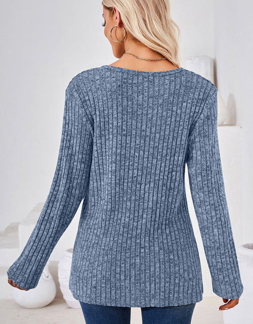 Load image into Gallery viewer, Round Neck Long Sleeve T-Shirt
