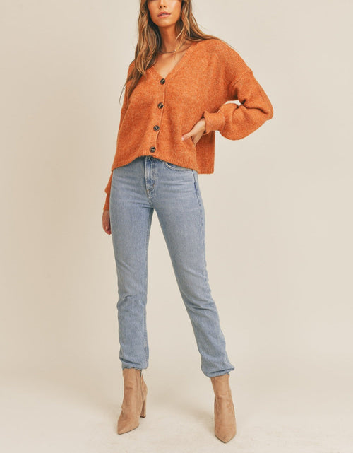 Load image into Gallery viewer, MABLE Long Sleeve Button Down Sweater Cardigan
