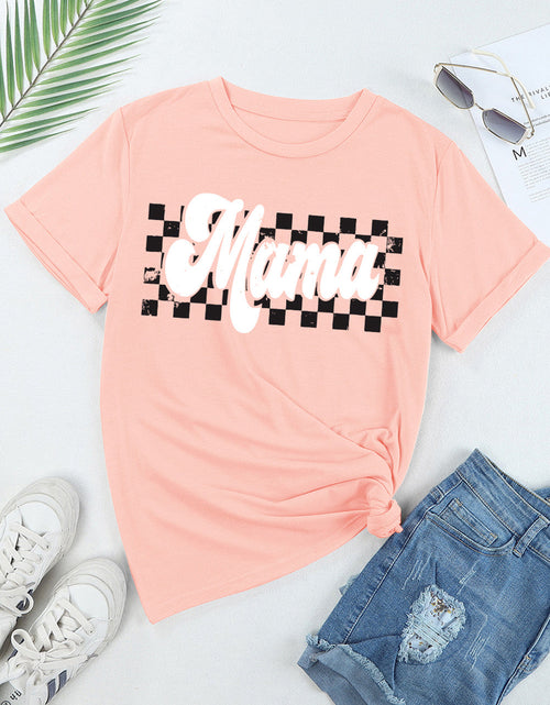 Load image into Gallery viewer, MAMA Round Neck Short Sleeve T-Shirt
