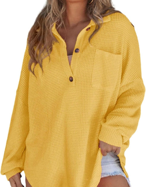 Load image into Gallery viewer, Half Button Long Sleeve Sweatshirt
