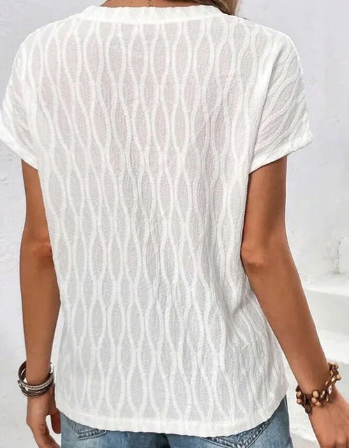 Load image into Gallery viewer, Full Size Round Neck Short Sleeve T-Shirt
