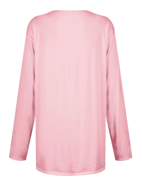 Load image into Gallery viewer, Full Size Pocketed Round Neck Long Sleeve T-Shirt
