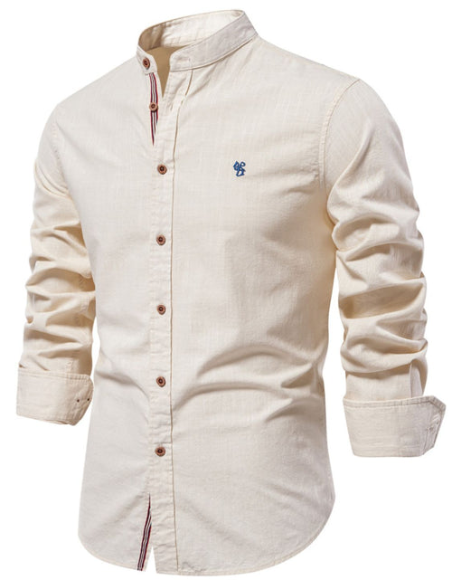 Load image into Gallery viewer, Men's Full Size Button Down Embroidered Shirt Plus Size

