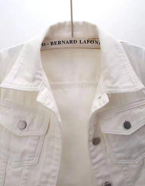 Load image into Gallery viewer, Full Size Cropped  Denim Jacket Plus Size
