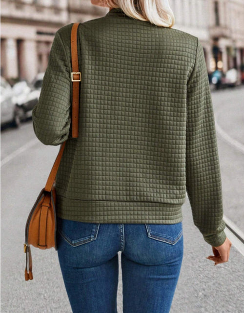 Load image into Gallery viewer, Zip Up Long Sleeve Jacket
