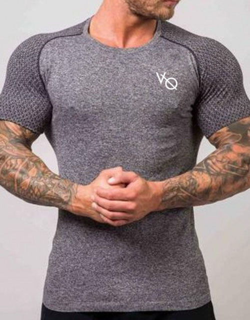 Load image into Gallery viewer, Men's Round Neck Short Sleeve T-Shirt
