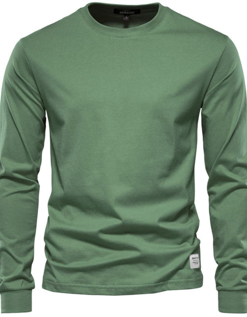 Load image into Gallery viewer, Men's Full Size Round Neck Long Sleeve T-Shirt Plus Size
