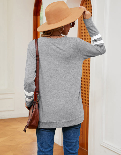 Load image into Gallery viewer, V-Neck Long Sleeve T-Shirt
