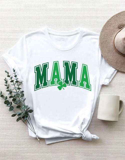 Load image into Gallery viewer, MAMA Round Neck Short Sleeve T-Shirt
