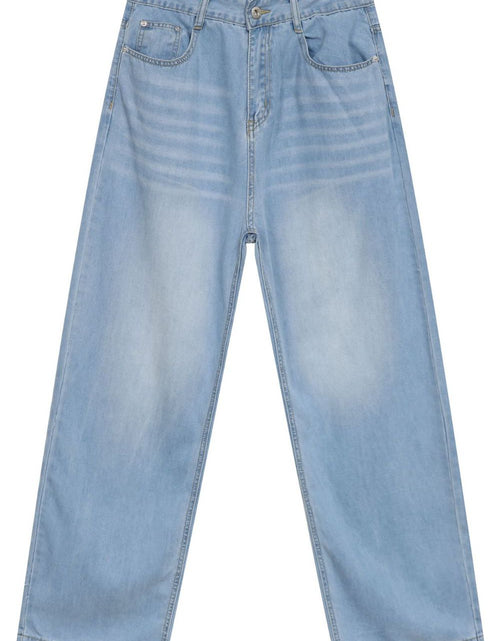 Load image into Gallery viewer, Men's Wide Leg Jeans with Pockets
